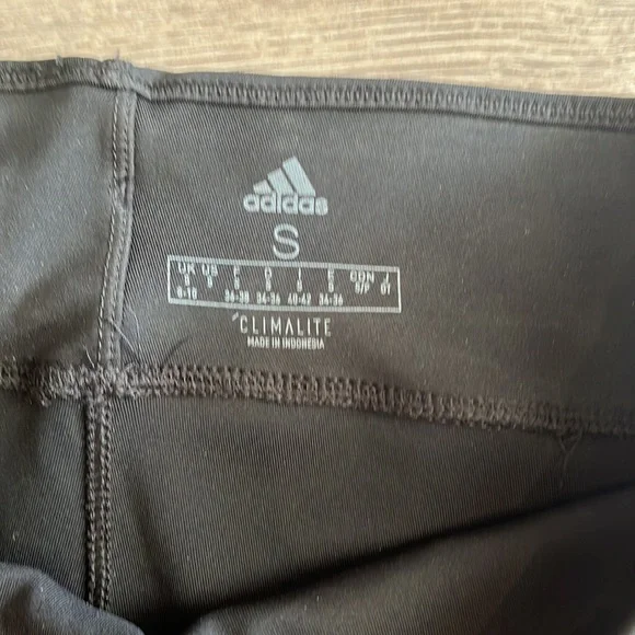 Adidas Climalite Black Capri Leggings - Picture 3 of 3